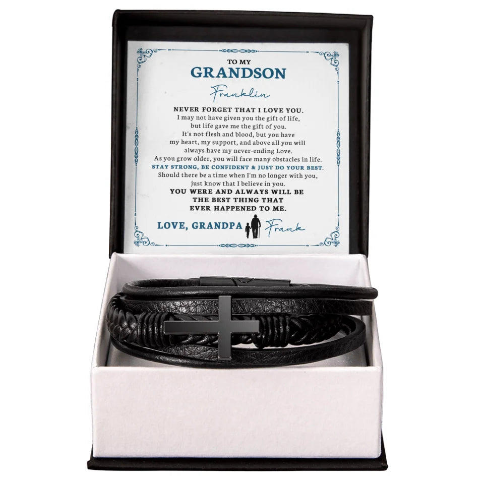 Men's Cross Bracelet