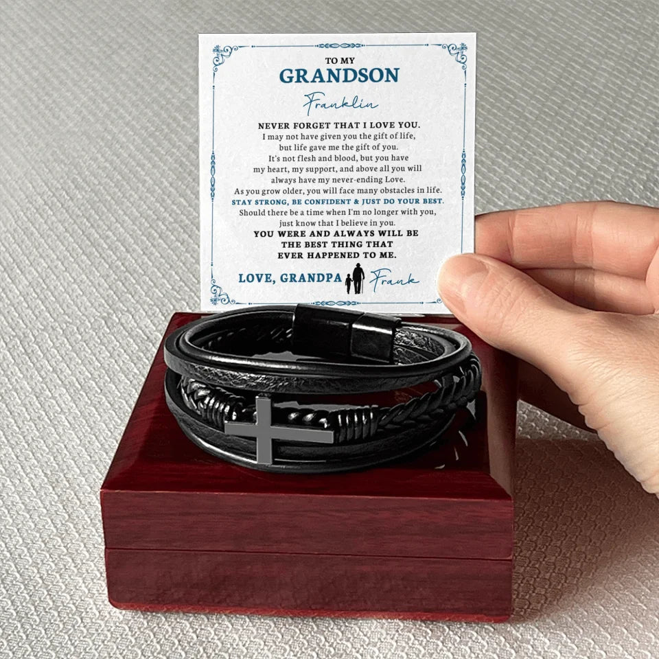 Men's Cross Bracelet Lux 1