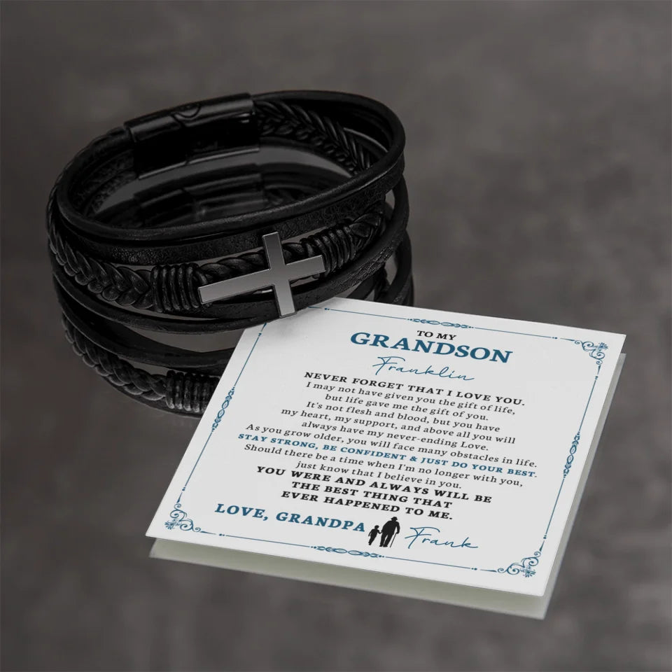 Men's Cross Bracelet 8