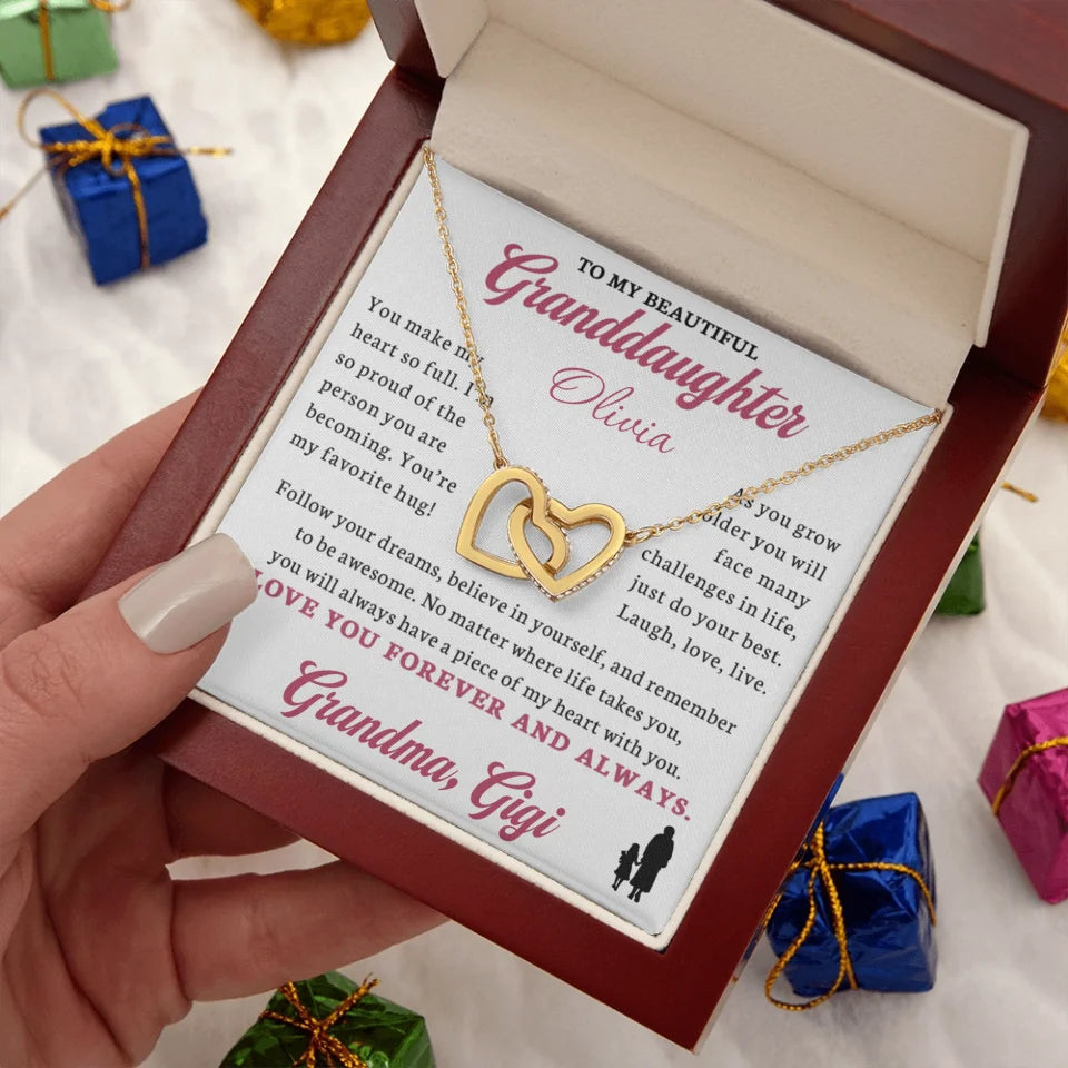 Interlocking Hearts Gold Lux N2