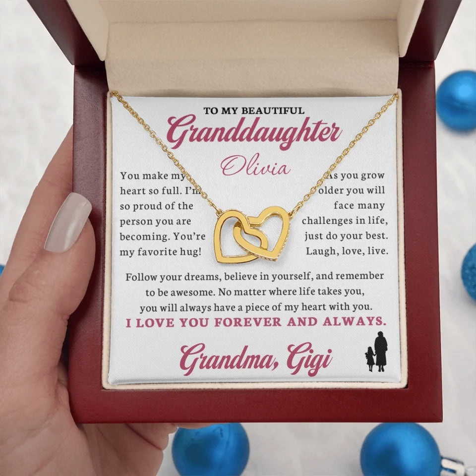 Interlocking Hearts Gold Lux N2