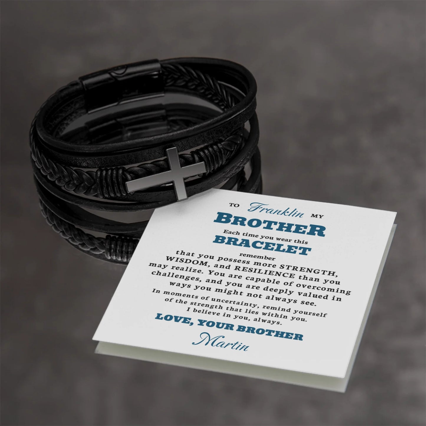 Men's Cross Bracelet 8