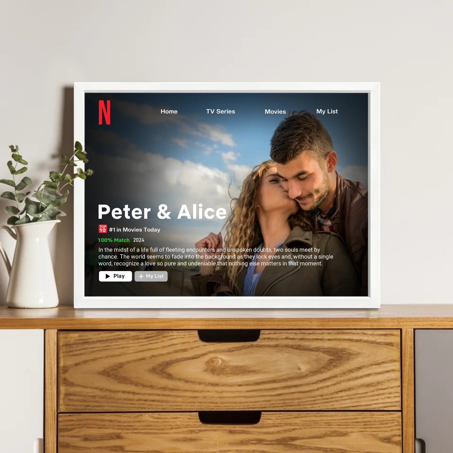 Poster Horizontal white