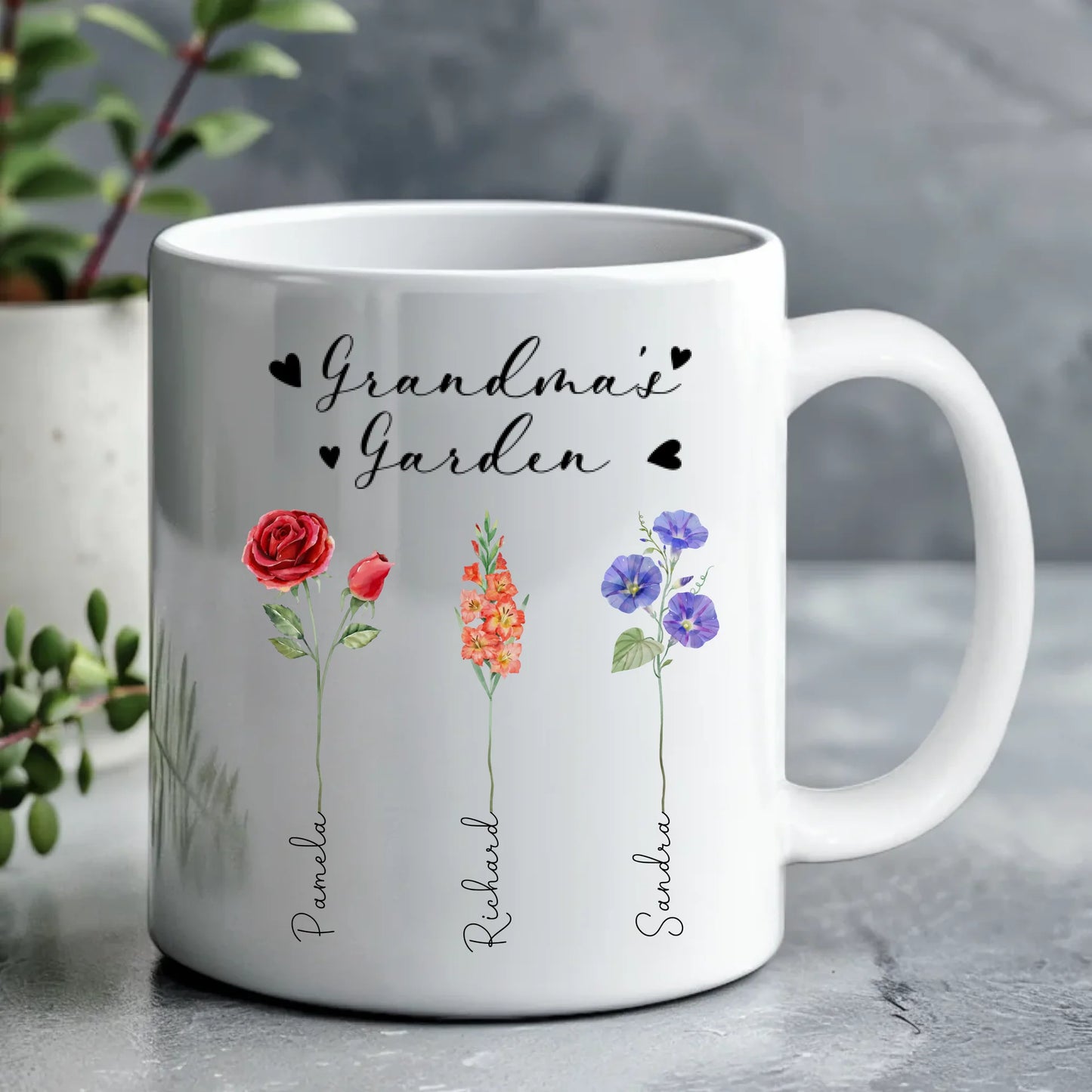White Ceramic Mug 11 oz. - Lifestyle Model Zoomed 6 (1)a