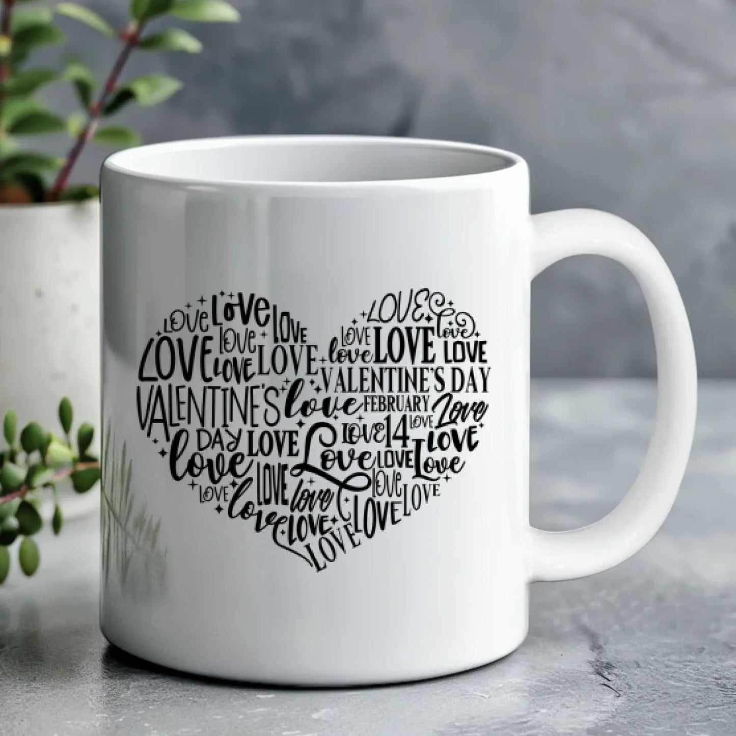 White Ceramic Mug 11 oz. - Lifestyle Model Zoomed 6 (1)a