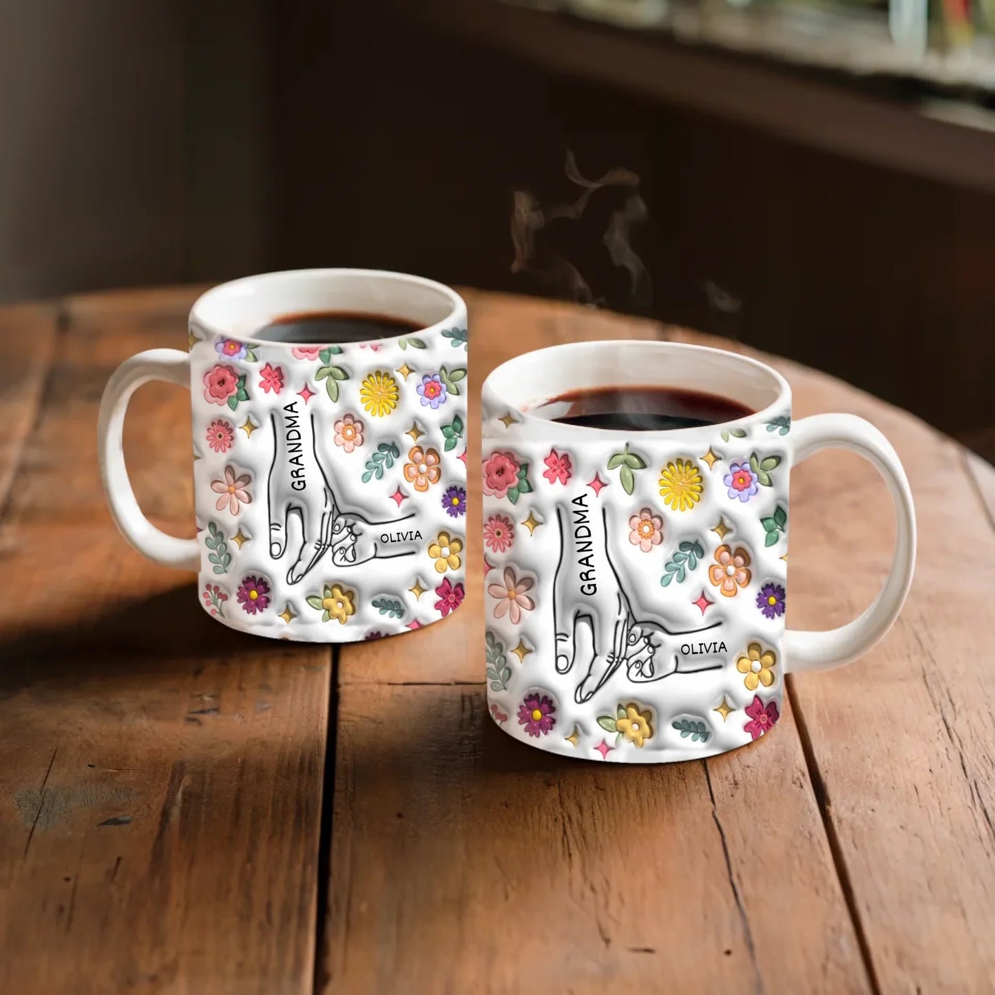 White Ceramic Mug for both side 2a