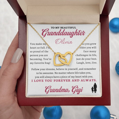 Interlocking Hearts Gold Lux N2